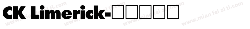CK Limerick字体转换